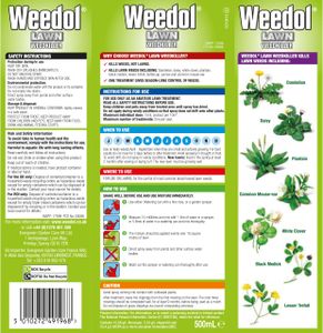 Weedol Lawn Weedkiller 500ml – Selective Weed Control Solution
