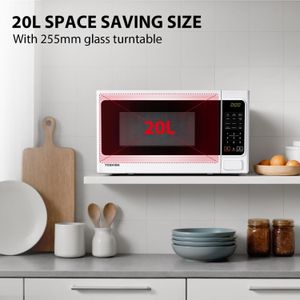 Toshiba 20L Microwave Oven, 800W – White