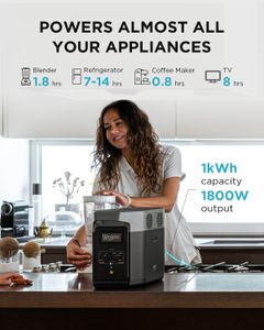 EcoFlow DELTA 2 Portable Power Station – 1024Wh Backup Battery