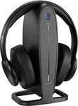 Insignia - NS-HAWHP2 RF Wireless Over-The-Ear Headphones - Black