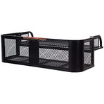 COSTWAY ATV UTV Rear Drop Basket, Mesh Universal Cargo Storage Rack, 104x67x31cm Steel Luggage Carrier