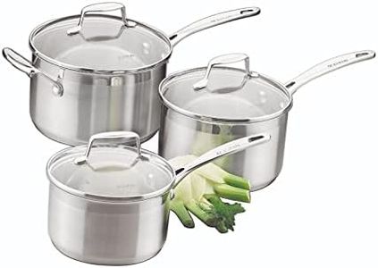 Scanpan 22033 Impact 3 Piece Saucepan Set