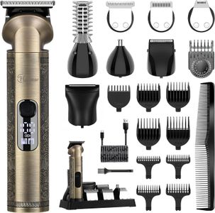 Hatteker 8-in-1 Beard Trimmer Kit – Multi-Grooming Set for Men