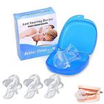 Stop Snoring,Silicone Tongue Anti Snore Devices,Stop Sleep Apnea Mouth Guard Relief Tongue Retainer Mandibular Advancement Device,Stop Snoring Devices for Men & Women Sleeping Aid