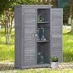 Wooden Garden Shed, 3-Tier Patio St