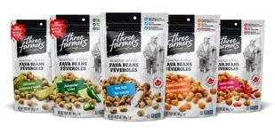 Three Farmers – Roasted Fava Beans | Variety Pack | 5 Pack -140g | Gluten-Free | Vegan | Kosher | Plant Protein | High Fibre | Low Fat | Non-GMO Certified