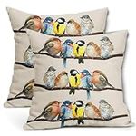 Oil Painted Bird Pillow Covers 20X2