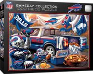 Master Pieces NFL Tailgate Puzzles Collection - Buffalo Bills NFL Gameday Collection 1000 Piece Jigsaw Puzzle Team Colors One Size