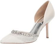 Badgley Mischka Women's Everley Pump, Soft White, 8