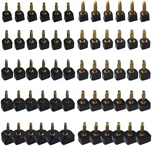 TOVOT 30 Paires Embouts à Talon Remplacement Talon Clou Talon Embouts de Talon en U (7/8/9/10/12MM)