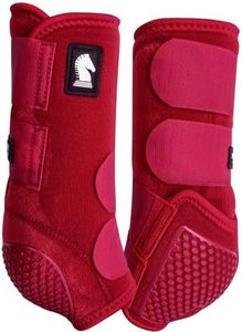 Classic Flexion Legacy2 Support Horse Front Boots Crimson