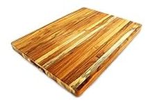 Terra Teak Extra Large Cutting Board 24 x 18 Inch - Thick Brazilian Teak Wood