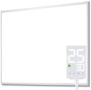 Heidenfeld Infrarotheizung HF-HP100-3 | 𝟭𝟬 𝐉𝐀𝐇𝐑𝐄 𝐆𝐀𝐑𝐀𝐍𝐓𝐈𝐄 - 400 Watt - Bis 10 m² - Infrarot Heizkörper - Elektroheizung mit Thermostat - Überhitzungsschutz (HF-HP100-3 400 Watt)