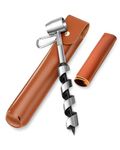 Upgrade Bushcraft Tools, 1 X 10'' Hand Auger Wood Drill, Sharper Settlers Wrench for Easy Wood Drilling, Protable Scotch Eye Wood Auger, Outdoor Survival Gear for Camping Backpacking Hiking