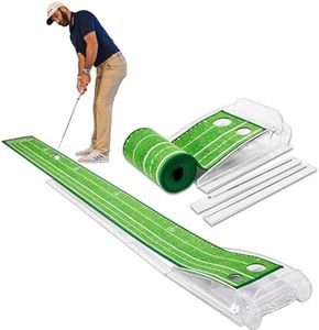 PERFECT PRACTICE Acrylic Putting Mat - Indoor Golf Putting Green - Putting Matt for Indoor and Outdoor Practice - Golf Training Aid for Home & Office Use - Golf Accessories and Gifts for Men