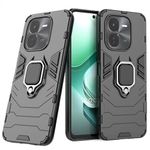 Spazy Case® iQOO Z9x 5G Back Cover | Dual Layer Armor Defender Full Body Protective + PC Hybrid Kickstand Back Case for iQOO Z9x 5G