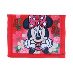 CTM Kid's Minnie Mouse Bifold Wallet with Hook and Loop Closure, Red