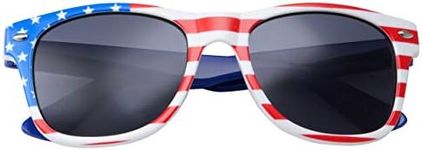 grinderPUNCH Kids American USA Flag Sunglasses for Boys and Girls Ages 3-10