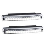 Semaphore Car Daylight Day Time Daytime Running Light DRL 8 LED Super White Bright Light for Maruti Omni