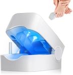 Nail Fungus Cleaning Device, Nail Fungus Treatment Device with 910nm Infrared Light and 470nm Blue Light for Damaged Discolored Thick Toenails & Fingernails, Nail Fungus Remover for Home Use