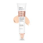 Swiss Beauty Flawless Finish Foundation | Medium Coverage | Lightweight |Oil-Free Formula |Radiant Finish | Shade - Soft Ivory, 50gm