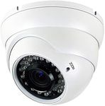 Analog CCTV Camera HD 1080P 4-in-1 (TVI/AHD/CVI/CVBS) Security Dome Camera Outdoor, 2.8mm-12mm Manual Focus/Zoom Varifocal Lens, Weatherproof Metal Housing 36 IR-LEDs Day & Night Monitoring (White)