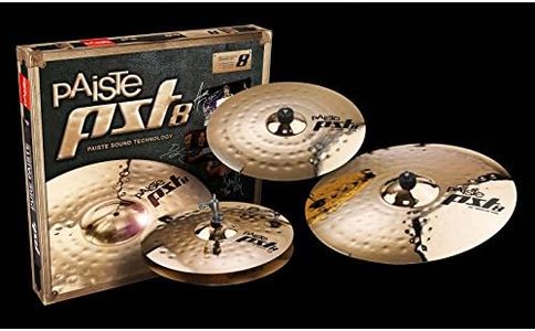 Paiste PST8 Universal Cymbal Set, 14"HH, 16"CR, 20"R - Cymbal Set