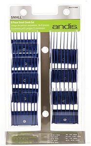 Andis Snap-On Combs 9-Piece Set, Blue, Small