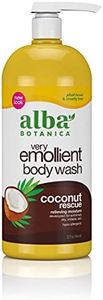 Alba Botanica Very Emollient Body Wash, Coconut Rescue, 32 Oz