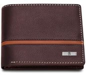 HORNBULL Denial Brown Leather Wallet for Men | Wallets Men with RFID Blocking | Mens Wallet Leather