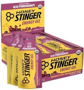 Honey Stinger Organic Energy Gel, Acai Pomegranate, Sports Nutrition, 1.1 Ounce (Pack of 24)