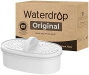 [Original] Waterdrop WD-PF-01A Plus NSF Certified Replacement Filters for All Waterdrop Pitcher and Dispenser Filtration System, Reduces PFAS, PFOA/PFOS, Last Up to 2 Months or 200 Gallons (1 Pack)