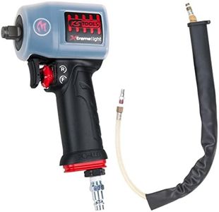 KS Tools 515.1155 - Clé à Choc Pneumatique Mini Monster Xtremelight 1/2'' - Boulonneuse à Choc avec Silencieux et Protection Silicone - Visseuse à Choc Électrique Ultra Légère - Puissance Max 1390 Nm