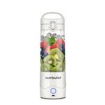 nutribullet Portable Blender in White - Powerful Extractor Blade, 475ml Cup, To-Go Lid, USB-C Charging Cable & User Guide - Delivers 15+ Blending Cycles - Healthy Shakes On The Move