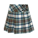 Tartanista Blue Muted Stewart 16.5 inch Mini Kilt/Minikilt Skirt - Size UK 20