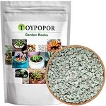 Green Zeolite Rocks, 2lb Bonsai Succulent and Cactus Plants Decorative Stones Pebbles, Drainage Gravel, Small Planter Horticultural Grit for Fairy Gardening, Vase Fillers, Terrarium, Top Dressing