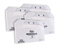 Gmark Paper Toilet Seat Covers - Thick Strength 100% Virgin Paper Disposable Half-Fold Toilet Seat Cover Dispensers - 4 Packs of 250 (1000 Total) GM2002