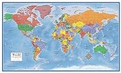 24x36 World Classic Wall Map Poster