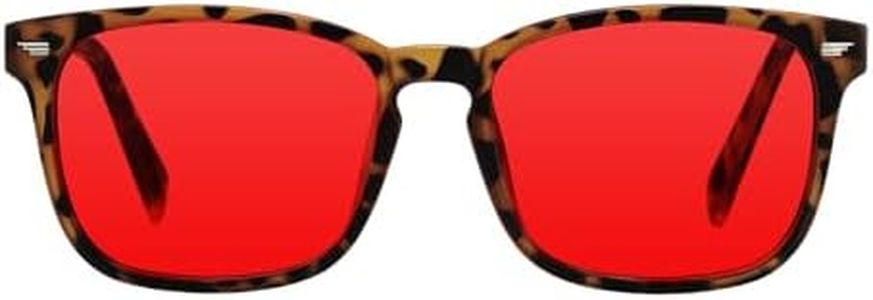 TIJN Blue Light Blocking Glasses for Women Men Premuim Frame Square Nerd Eyeglasses Anti Blue Ray Computer Screen Glasses