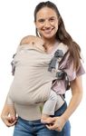 Boba X Baby Carrier Newborn to Toddler - Breathable Linen Blend, Certified Hip Healthy, Lightweight, Petite to Plus Size 7-45 lbs, Micro-Adjustable Baby Carrier from Newborn (Linen Pampas)