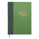 C.R. Gibson Green, Black and Gold 'My Family' Photobook 192 pgs., 8.25'' W x 11.5'' H