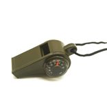 TrekEaze Camping Hiking Emergency Survival Gear Whistle with Compass Thermometer Sporting Goods Whistle