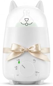 Baby Bottle Warmer for Breastmilk and Formula, 8-in-1 Defroster, Baby Food Heater, Steam Care Cycle, BPA-Free PP, CPSIA-Tested, 24H Keep Warm, Night Light, Auto Shut-Off