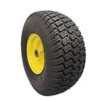 SEPC Heavy Duty Tire Assembly Wheel Size 15x6-6 Front Tire Assembly Replacement for 100 and 300 Series John Deere Riding Mowers