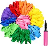 Simetufy 100 Pcs Colorful Balloons 