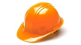 Pyramex Safety Products HP14141 Sl Series 4 Pt. Ratchet Suspension Hard Hat, Hi Vis Orange