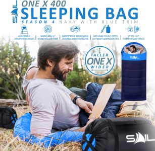 SAIL XL Sleeping Bag – Blue, Extra Large, Lightweight Camping Gear