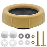 EADOT Extra Thick Toilet Wax Ring Kit Toilet Bowl Wax Seal Kit with Flange and Solid Brass Bolts, Fits 3-inch or 4-inch Drain Outlet