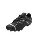 Puma Men Attacanto Fg/Ag Soccer Shoes, Puma Black-Silver Mist, 8.5 UK