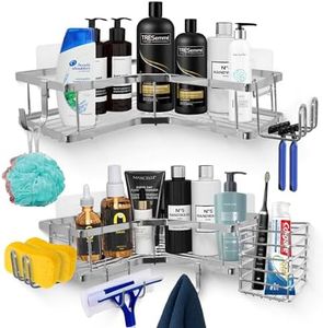 BALDAS BAÑO Sin Taladro | Estante Baño sin Taladro | Estanteria Ducha sin Taladro | Prateleira Casa de Banho | Estanteria Baño sin Tornillos | Estanteria Ducha Esquinero | Estanteria Baño Pared